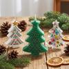 3 Cavity DIY Candle Mold Silicone Soap Mold Gift Making Christmas Tree Mold  Holiday
