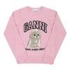 Ganni Poodle Logo Wool Mix Sweater K2499 868