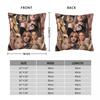 Sydney Sweeney American Actress Photo Pattern Pillow Cover Pillow Case Square Cushion Cover Pillowcases For Sofa Home Decoration