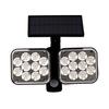 2108 Solar Power Waterproof ABS Dual Sensor Light Head Solar Wall Light
