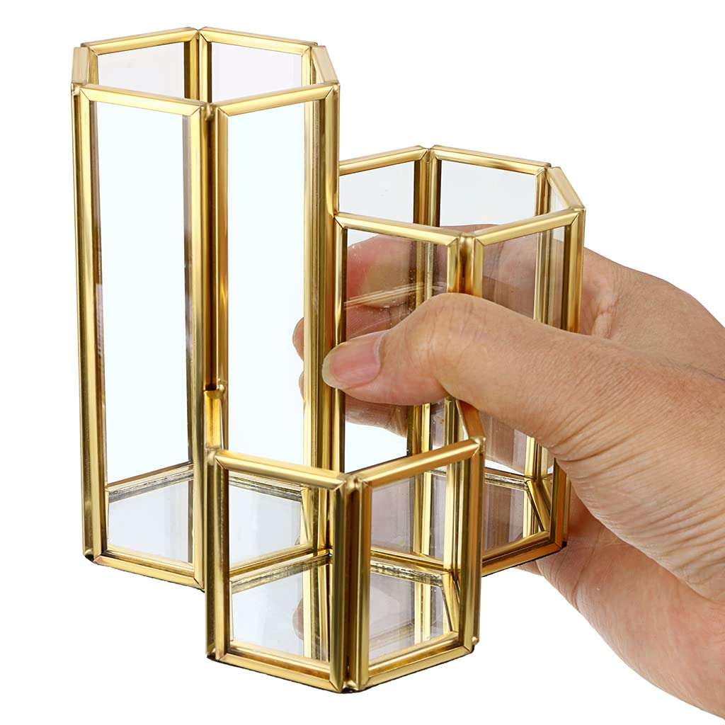 Sumnacon Desktop Storage Makeup Cosmetic Storage Transparent Pen Stylish Pen Makeup Brush Makeup Nail Polish Storage Case Case, Case, Box, Stand,