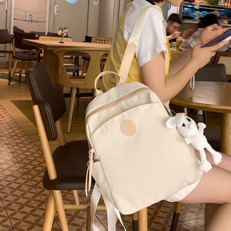 Schoolbag1011 Summer New Small Backpack Women's Waterproof, Lightweight and Fashionable Versatile Mommy Bag Going Out Shopping Small Schoolbag