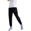 Lightweight Black Casual Tapered Sweatpants Men Bottoms AYKU705-1
