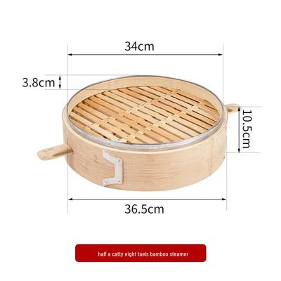 Cozinheiro a Vapor de Bambu para Hotpot ZISIZ