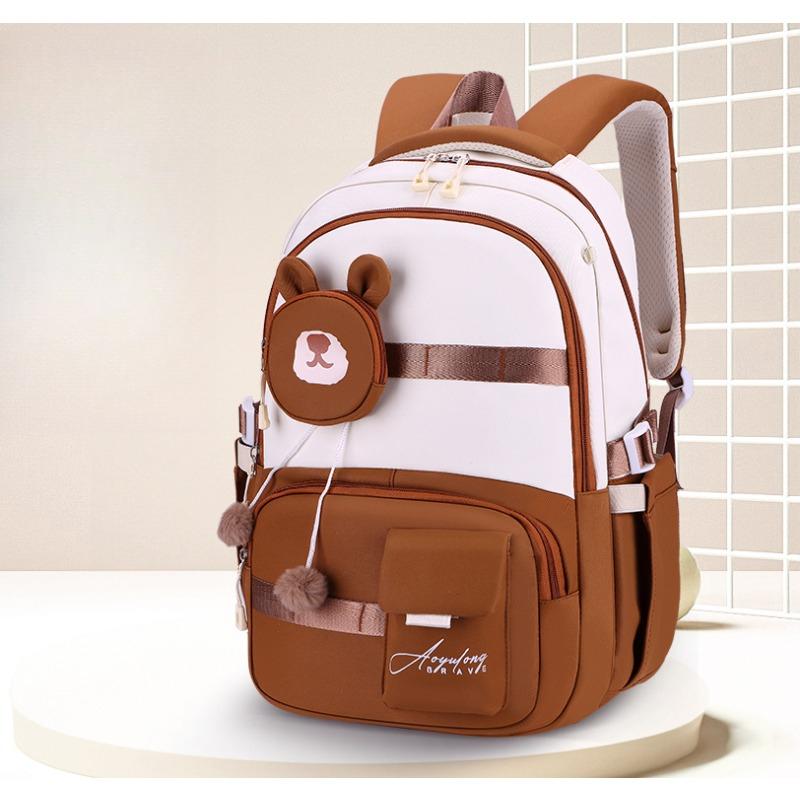 Large-capacity Schoolbag, Ultra-light Pressure-reducing Backrest, College-style Backpack, Children's Backpack