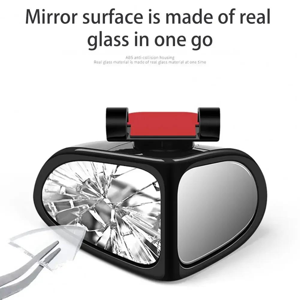 Lusterko do martwego pola w samochodzie obracane o 360° - Odporne na pęknięcia Wypukłe Wspomaganie cofania dla ciężarówki/furgonetki Parkowanie i zaczepianie przyczepy