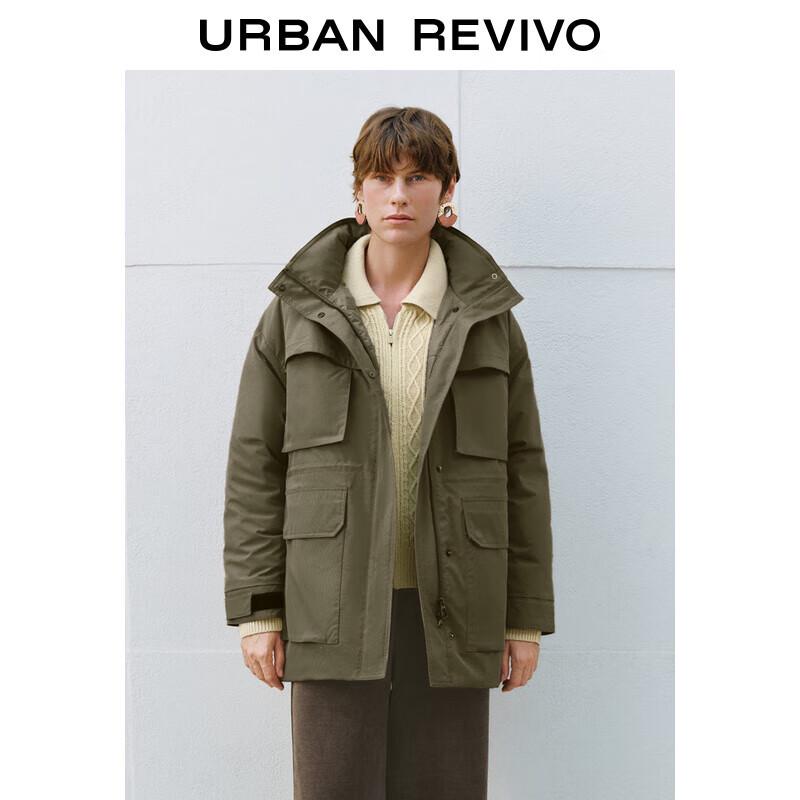 

UR 2024 Winter Women s Hooded Workwear Down Jacket S