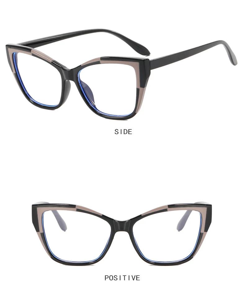 Luxurious Cat Eye Glasses Women Men Transparent Eyewear Brand Designer Lovely Clear Eyeglasses Fashion Optical Frame Oculos