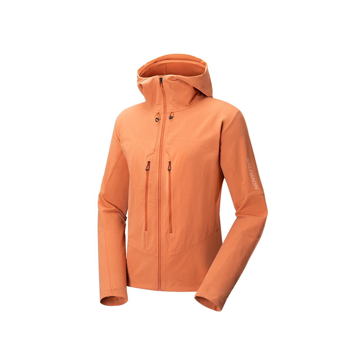 

Мужская куртка Salomon Solid Color Hooded Zip с длинным рукавом, цвет «красный лобстер» C22163 XL