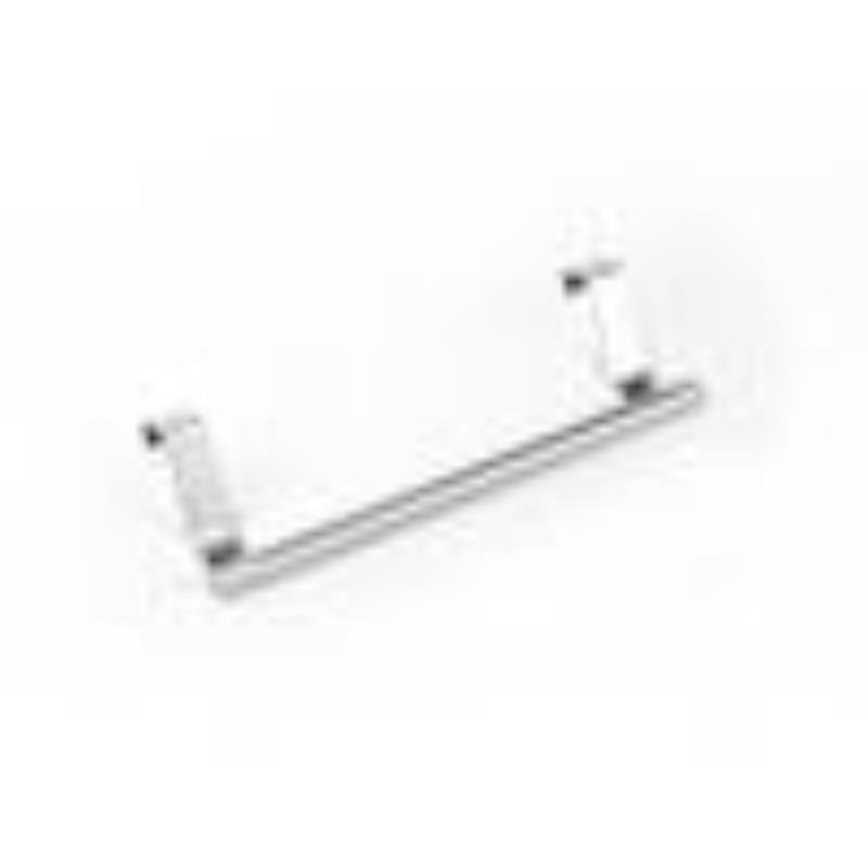 2PCS Towel Rack Over Door Towel Bar Hanging Holder Stainless Steel Bathroom Kitchen Cabinet Towel Rag Rack Shelf Hanger White