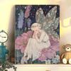 Diy Digital Oil Painting Flower Fairy Series Hand-Filled Coloring Oil Painting Decompression Healing Series Decorative Hanging Painting