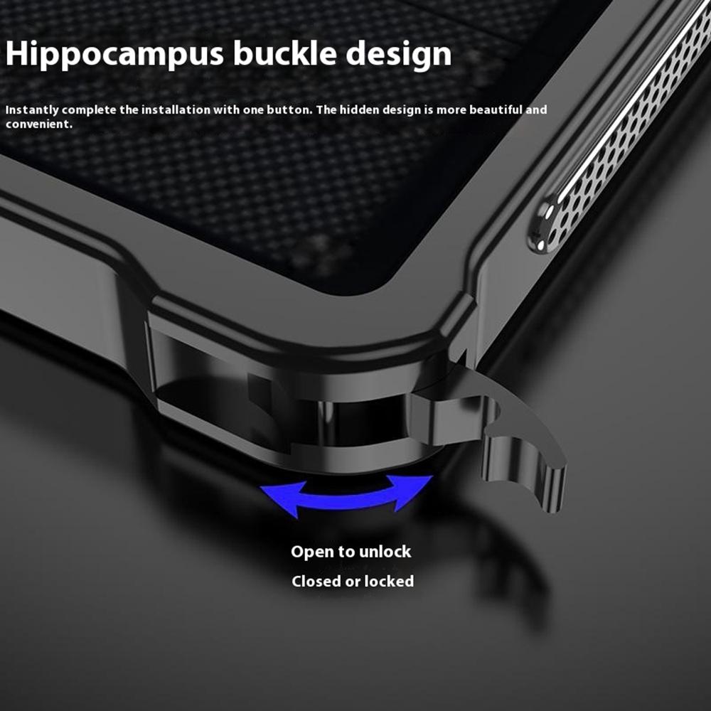 Bumper Cases For ZTE Nubia Red Magic 8 Pro+ 5G/8 Pro 5G Metal Frame Heat Dissipation Cover with Lens Protector