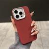 Luxury Liquid Silicone Soft Plain Phone Case For iPhone 16 15 14 Plus 13 12 11 Pro Max 2 IN 1 Matte Bumper Shockproof Cover