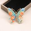 Butterfly Brooch Jewelry With Colorful Rhinestones For Elegant Women