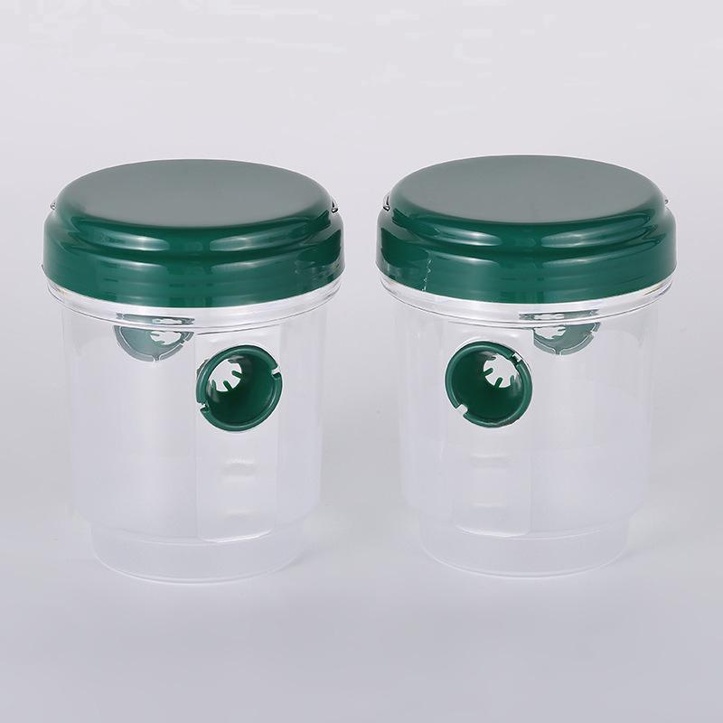 Clear Plastic Outdoor Insect Trap with Lid Fruit Fly Wasp Catcher Transparent Reusable Pest Control Tool for Home Garden Yard