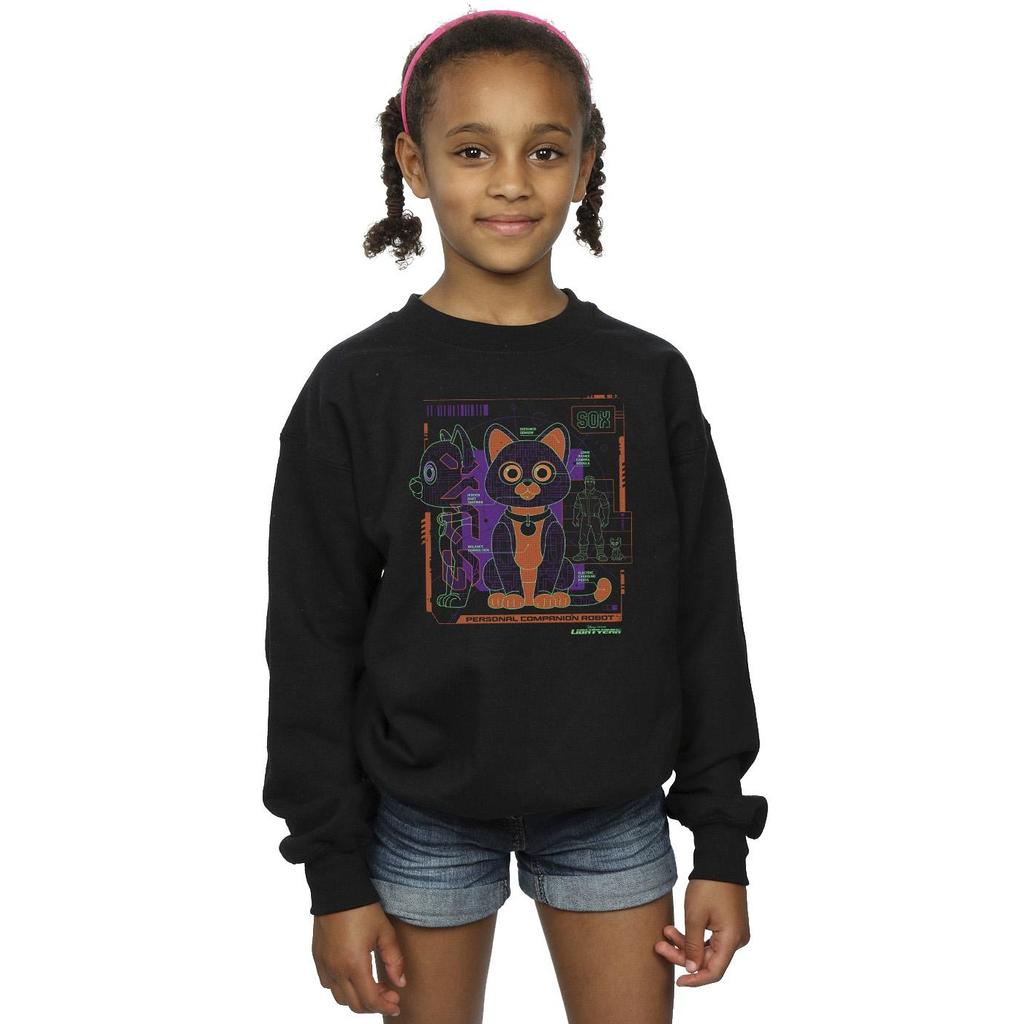 Disney Girls Lightyear Sox Technical Sweatshirt