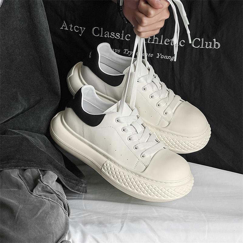 

Casual shoes summer new board shoes thick sole heightening sports shoes soft sole non-slip 39 белый
