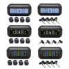 Solar TPMS AN-10C LCD Digital Display Car Tire Pressure Monitoring Alarm System