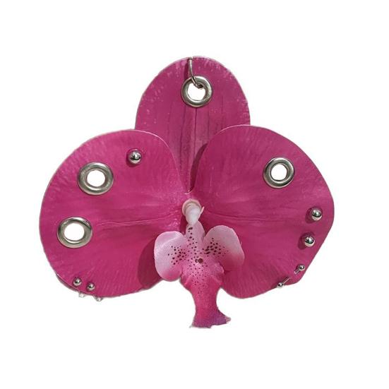 Klíčenka přívěsek ve tvaru květiny realistický vzhled lehká slitina organizér na klíče květinová dekorace na tašku