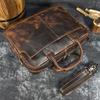 15.6“ Men Briefcase Bag Men's Bag Genuine Leather Briefcases Man Business Laptop Computer Handbags For Men Working Tote Bag