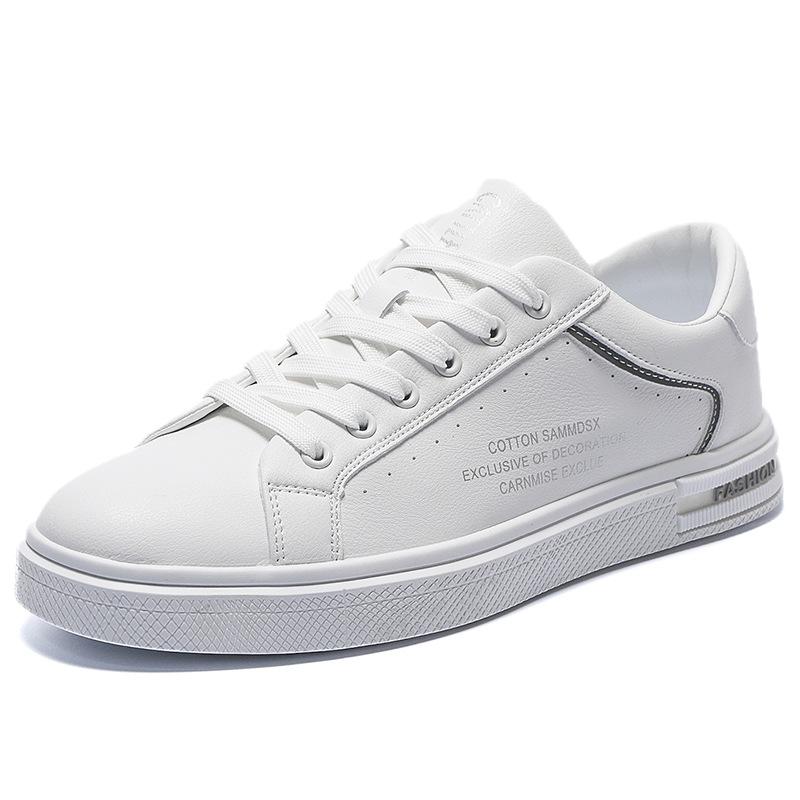 

Men s shoes spring and autumn new trend low-top sports board shoes men s students breathable flat-bottom casual white tide shoes 39