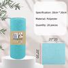 20Pcs/Roll Tear-Off Microfiber Cleaning Cloth Roll, Reusable Kitchen Dish Towels, Greaseproof Quick Drying Cleaning Rags