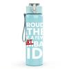 1PC Smart Kids Letter Text 750ml Color Plastic Sports Water Bottle Leakproof Flip Straw Lid Suitable for Sports Office Home Use