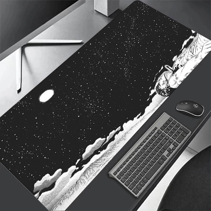 Anime Guts Mouse Pad Large Gaming Desk Mat NonSlip Laptop Keyboard Tray Office Pc Berserk Color Carpet Black