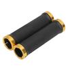 1 Pair Lightweight Rubber Handlebar Sleeve for MTB Anti Slide Foam Handlebar Sleeve with PlugGold