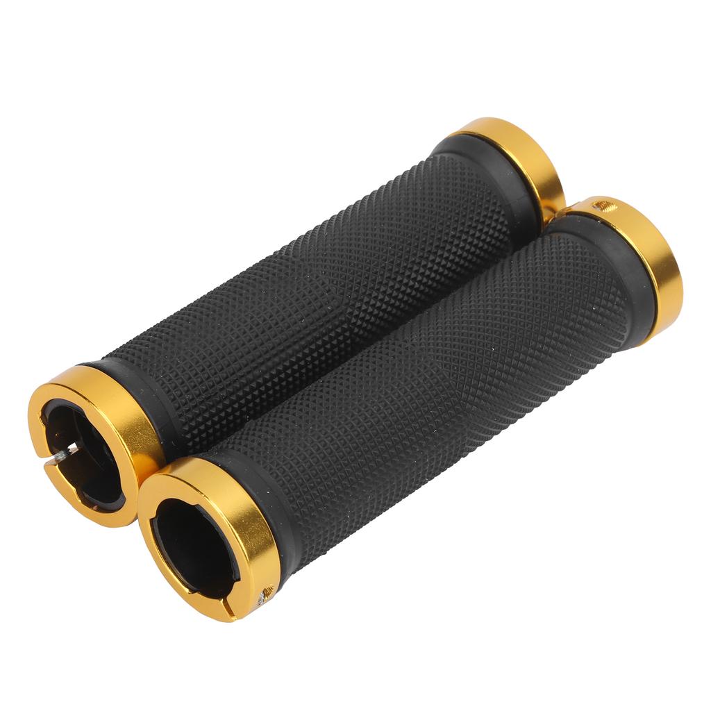1 Pair Lightweight Rubber Handlebar Sleeve for MTB Anti Slide Foam Handlebar Sleeve with PlugGold