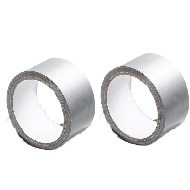 10m Thick Industrial Tape Silver-Gray – Single-Sided Waterproof & Windproof, Wear-Resistant for Repair & Bundling