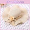 Sunflower Wide Brim Straw Hat For Women With Sun Protection And Neck Coverage For Summer Outdoor Activities