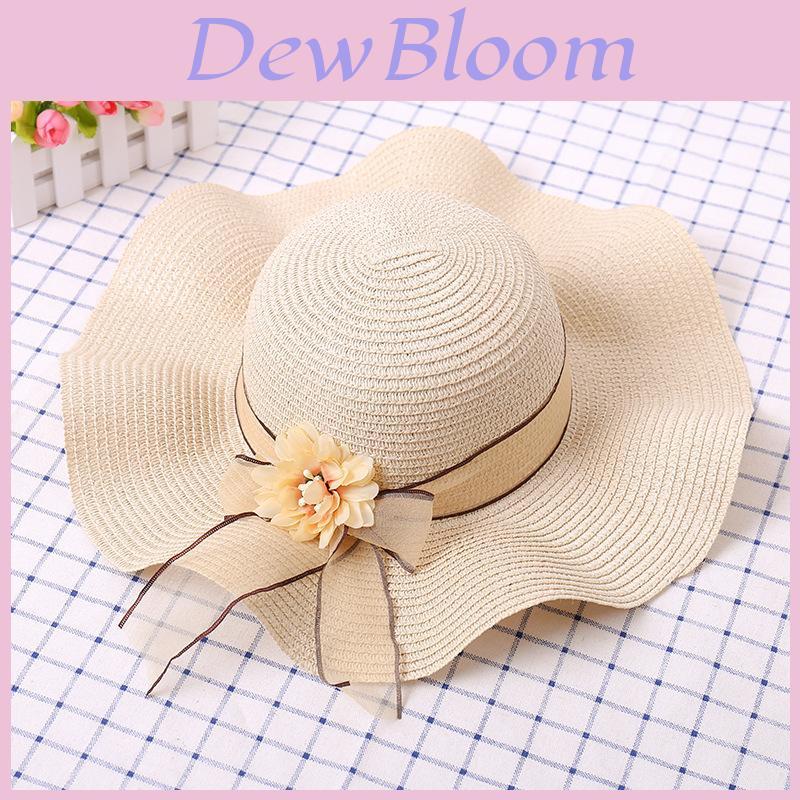 Sunflower Wide Brim Straw Hat For Women With Sun Protection And Neck Coverage For Summer Outdoor Activities