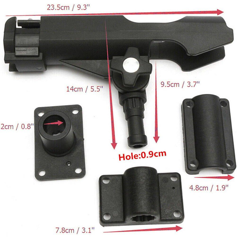 NUZAMAS 2 Pieces Fishing Fishing Fishing Rod Rod Rod Rod for Fishing Fishing Rod 360 Degree Adjustable Can Be Fixed To Rod, Tackle, Rod, Holder,