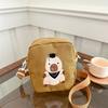 Cartoon Cute Commuter Diagonal Span Bag Canvas Bag Bag Shoulder Crossbody Bag Capybara Bag Small Square Bag