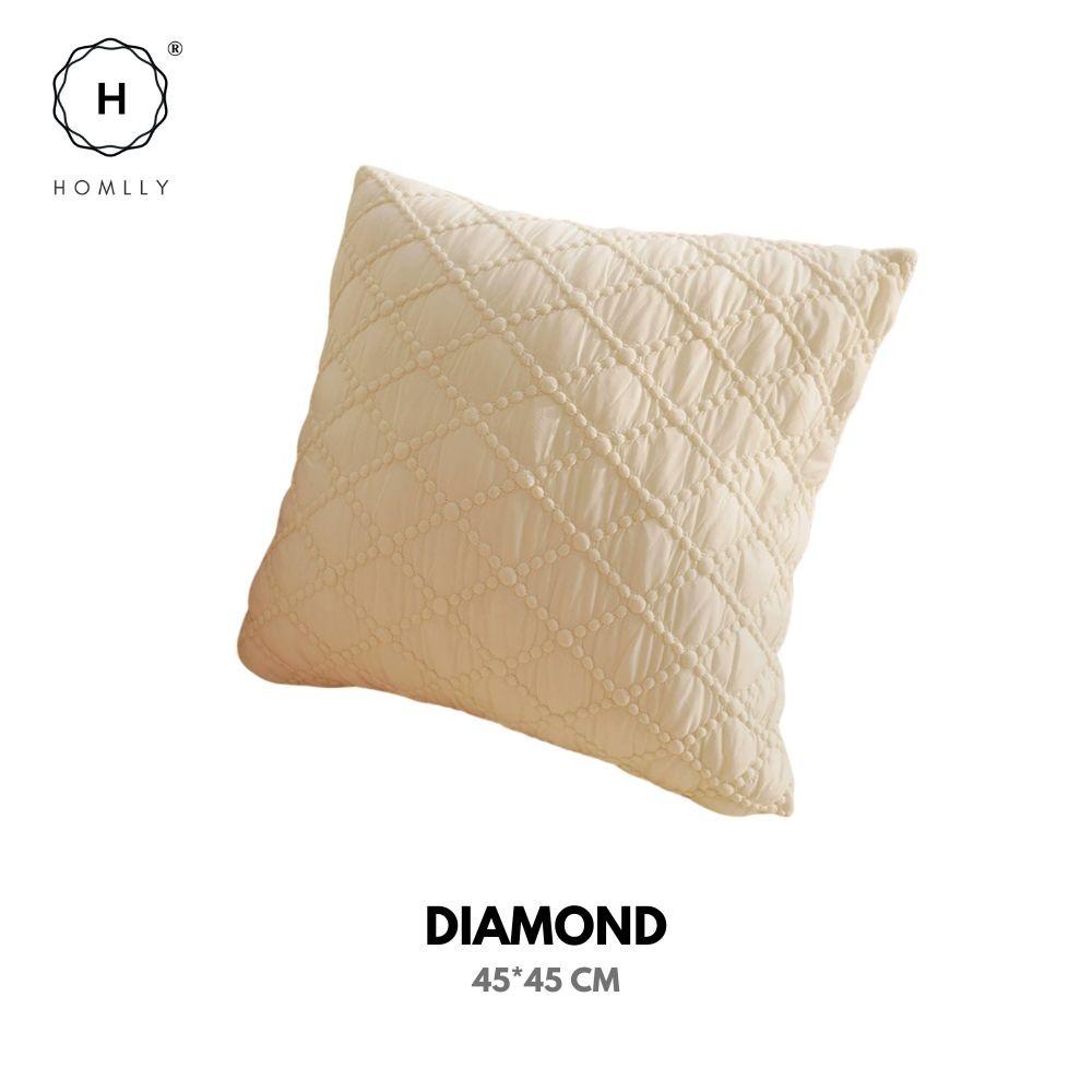 Homlly Orangey Printed Pillow Cushion Cover (X2PCS)