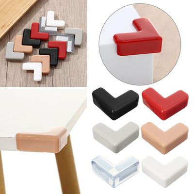 4 Pièces Bande Douce de Sécurité de Bureau Anticollision Protecteur de Coin de Table Protections d'Angle Protection de Bord