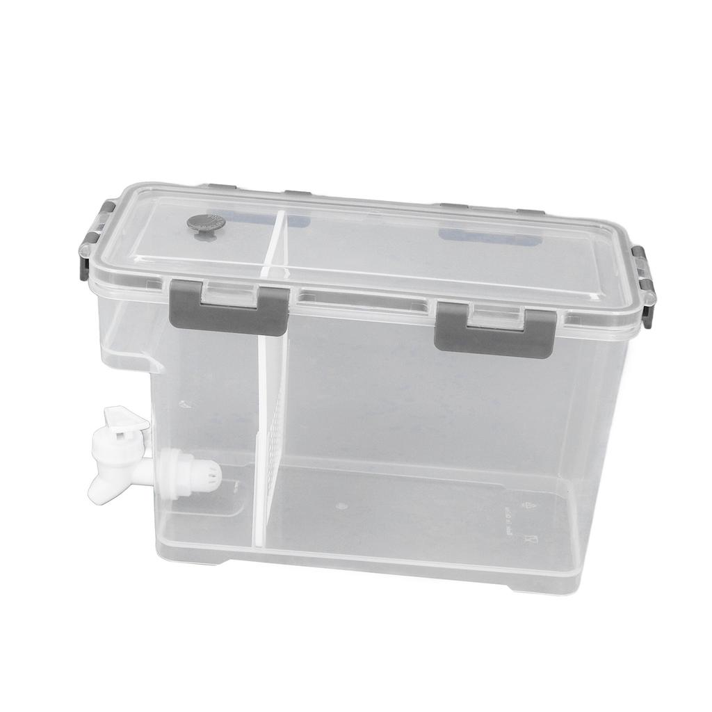 3.5L Drink Dispenser with Spigot Rubber Ring Safe Large Capacity PP Cold Water Beverage Dispenser