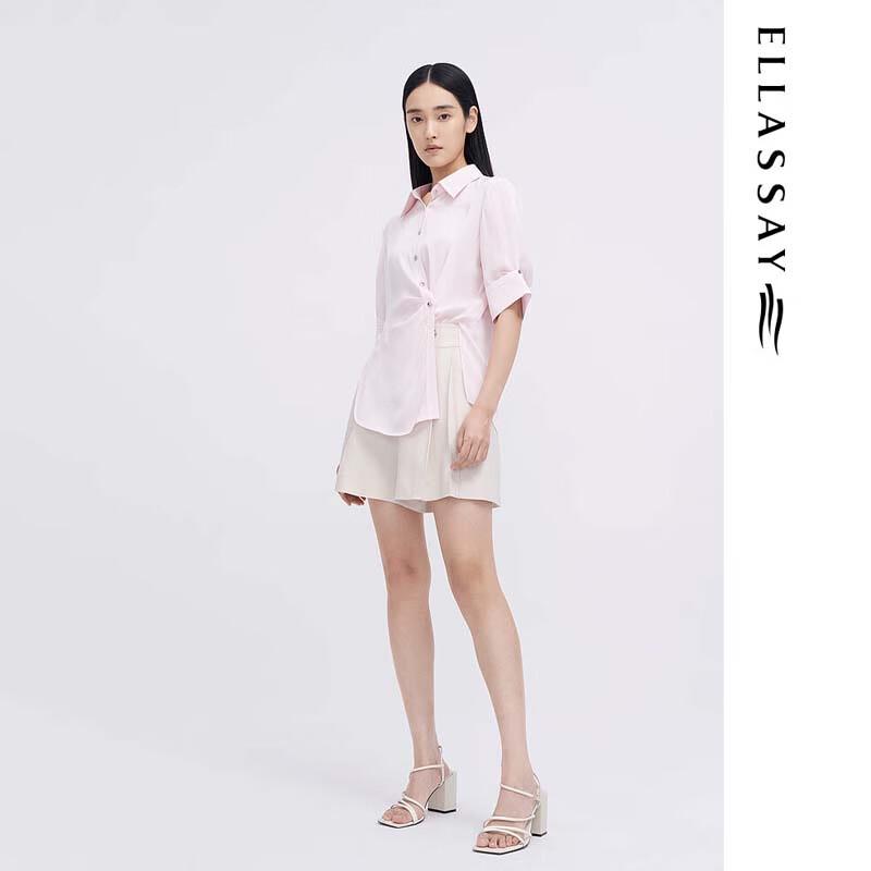 ELLASSAY Women's Acetate Pleated Shorts