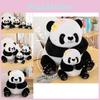 Entzückendes Plüsch-Pandaspielzeug Weiches Kuscheltier Perfektes Geschenk für Kinder und Maskottchen
