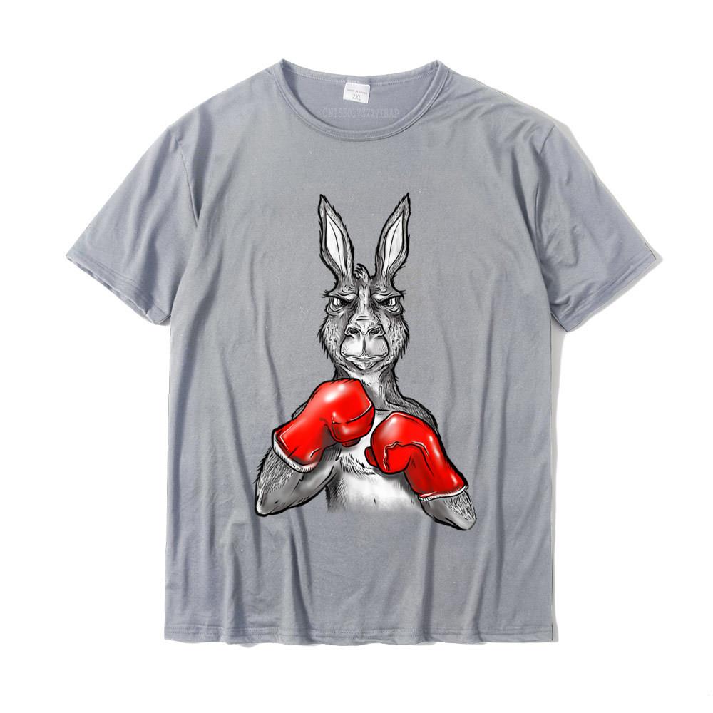 Funny Boxing Roger Humor Sport Kangaroo TShirt Camisas Hombre Top TShirts Tops Tees Faddish Cotton Design Gift Unisex