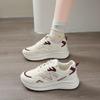 Sneakers women's 2025 summer new platform dad shoes women's mesh white shoes versatile student height-increasing running shoes