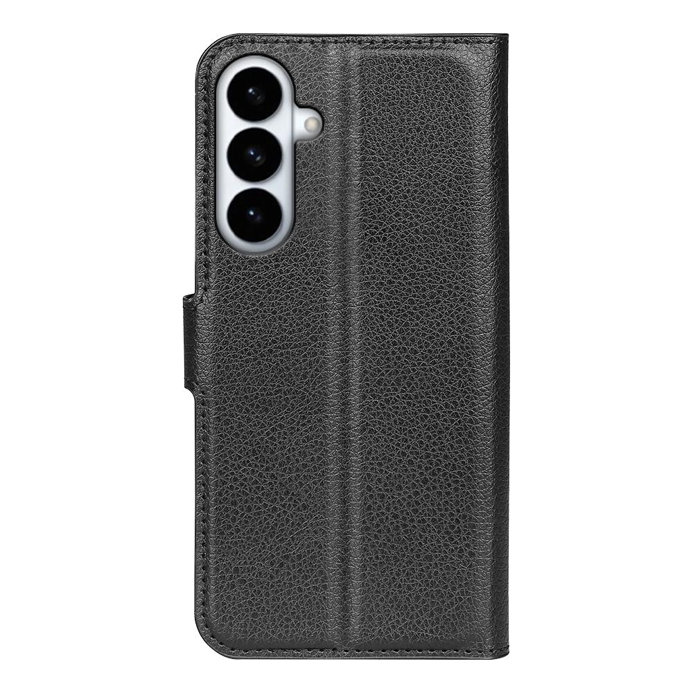 For Samsung Galaxy S26+ Case Wallet Stand Litchi Texture Shockproof Leather Phone Cover