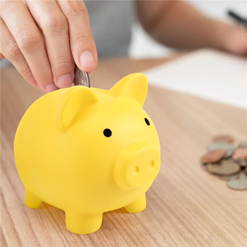 Good-Large Piggy Bank, Unbreakable Plastic Money Bank, Coin Bank For Girls And Boys, Practical Gifts For Birthday
