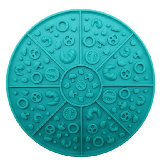 Soft Silicone Lick Mat Pet Slow Food Mat with Strong Suction Cup Multi-Grid