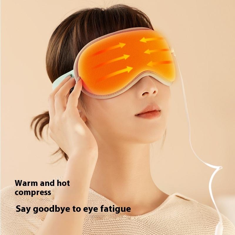 3D Heated Steam Eye Mask With Built In Battery And Smart Temperature Control For Sleep Aid And Full Blackout