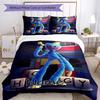 3pcs Custom Name Poppy Playtime Bedding Set Duvet Cover Closure Includes 1 Duvet Cover & 2 Pillowcases, Soft and Comfortable for All Seasons.