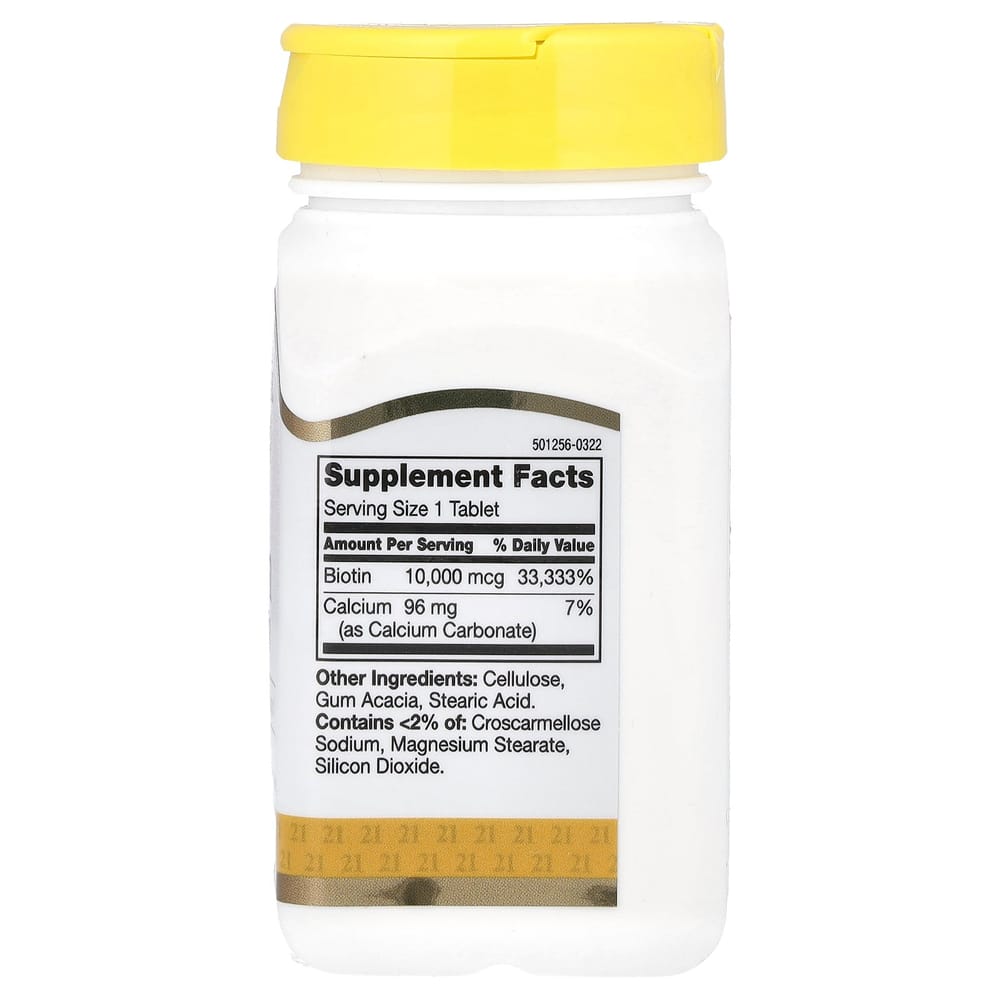 21st Century Sentry Biotin 10000mcg, 120 Tablets