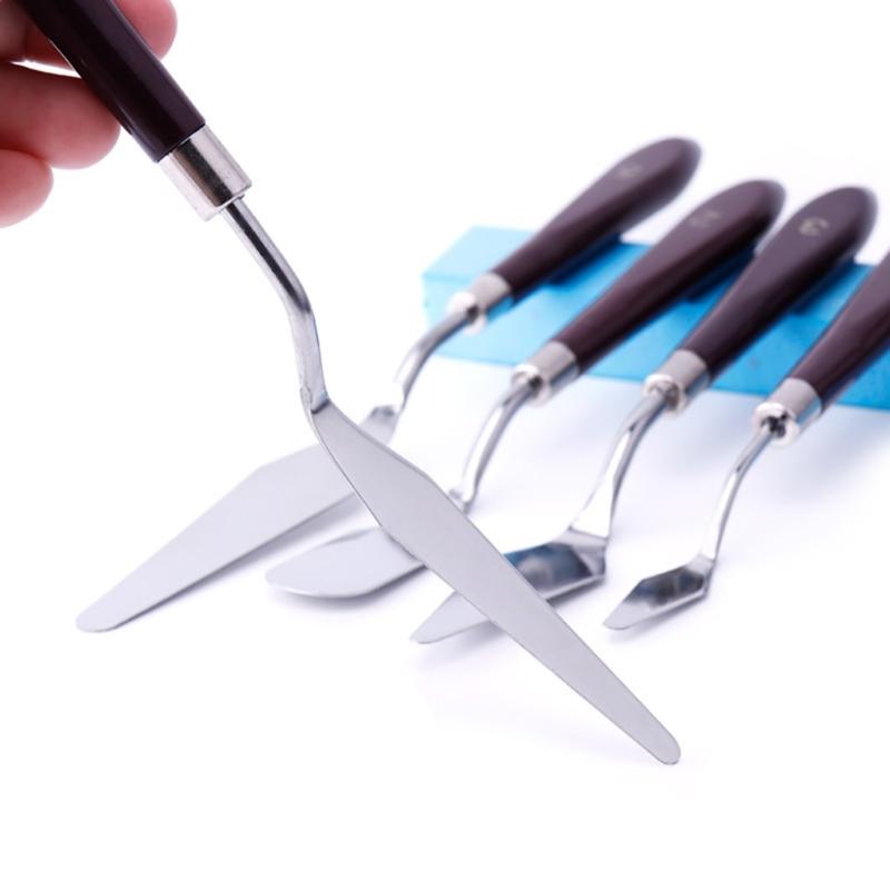 11x/Set Painting Palette Knife Tool Scrapers Knife Painting Tool Painting Spatula Set for Canvas Rock Acrylic Painting