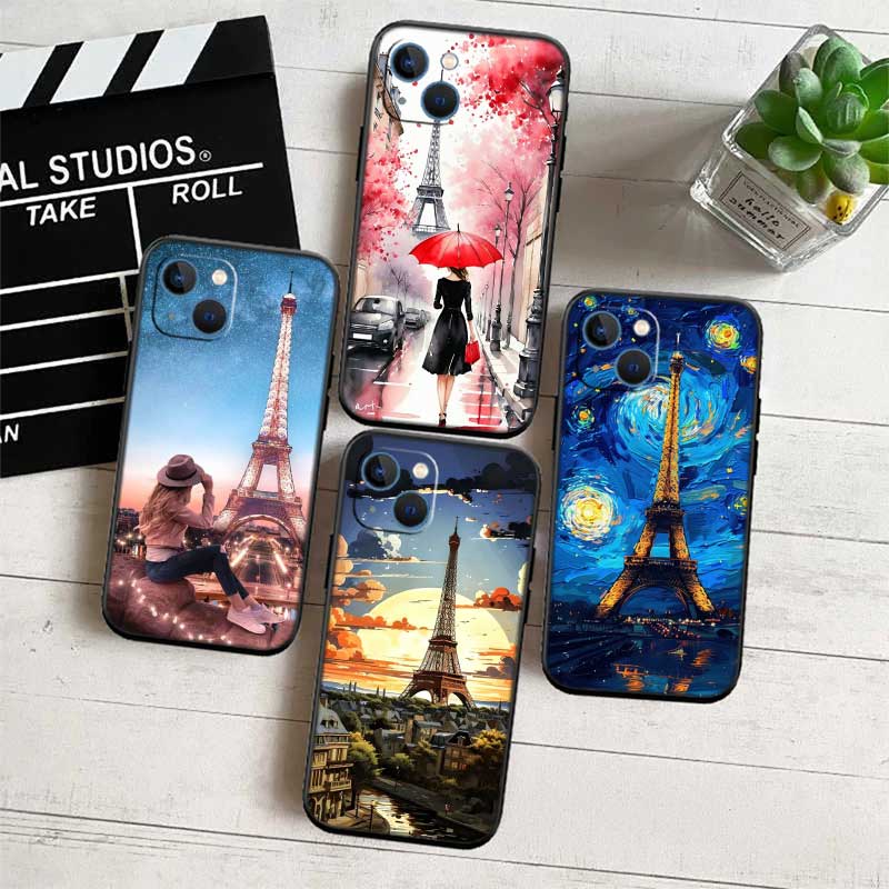 RE49 Paris Eiffel tower New High-End Shell Phone Case for iPhone SE X XS XR 16E 17 11 Pro Max 8 7 6 6s Plus Air